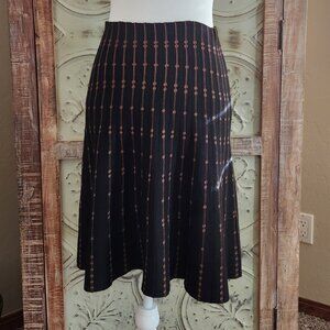 Max Studio A-line knit skirt